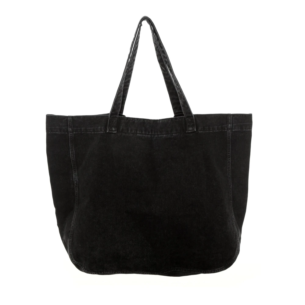 Carhartt WIP Denim Tote Tas met Klinknagel Detail Gray Heren