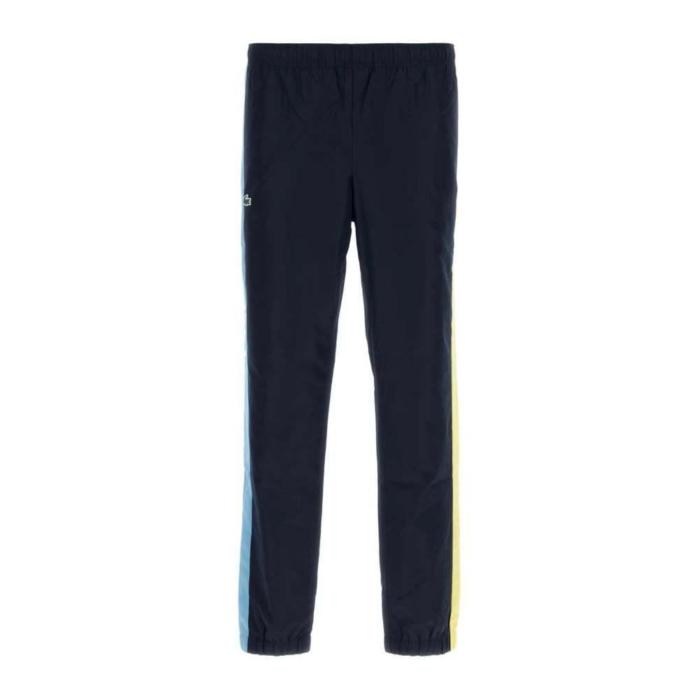 Lacoste Midnight Blue Polyester Joggers Blue Heren