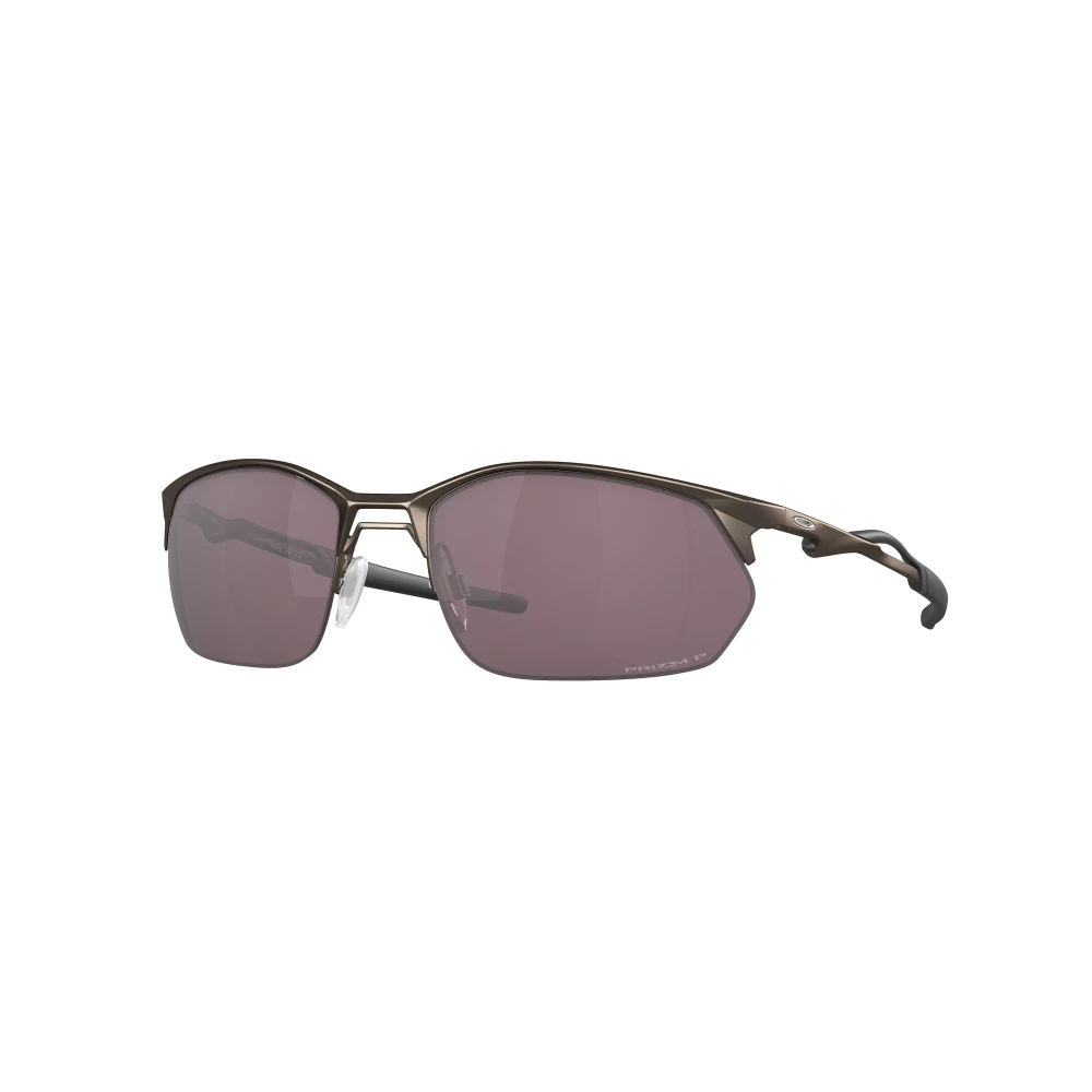 Oakley Men's Gray Sunglasses, 60 Mm, Sporty Sunglasses With Polarized Lenses