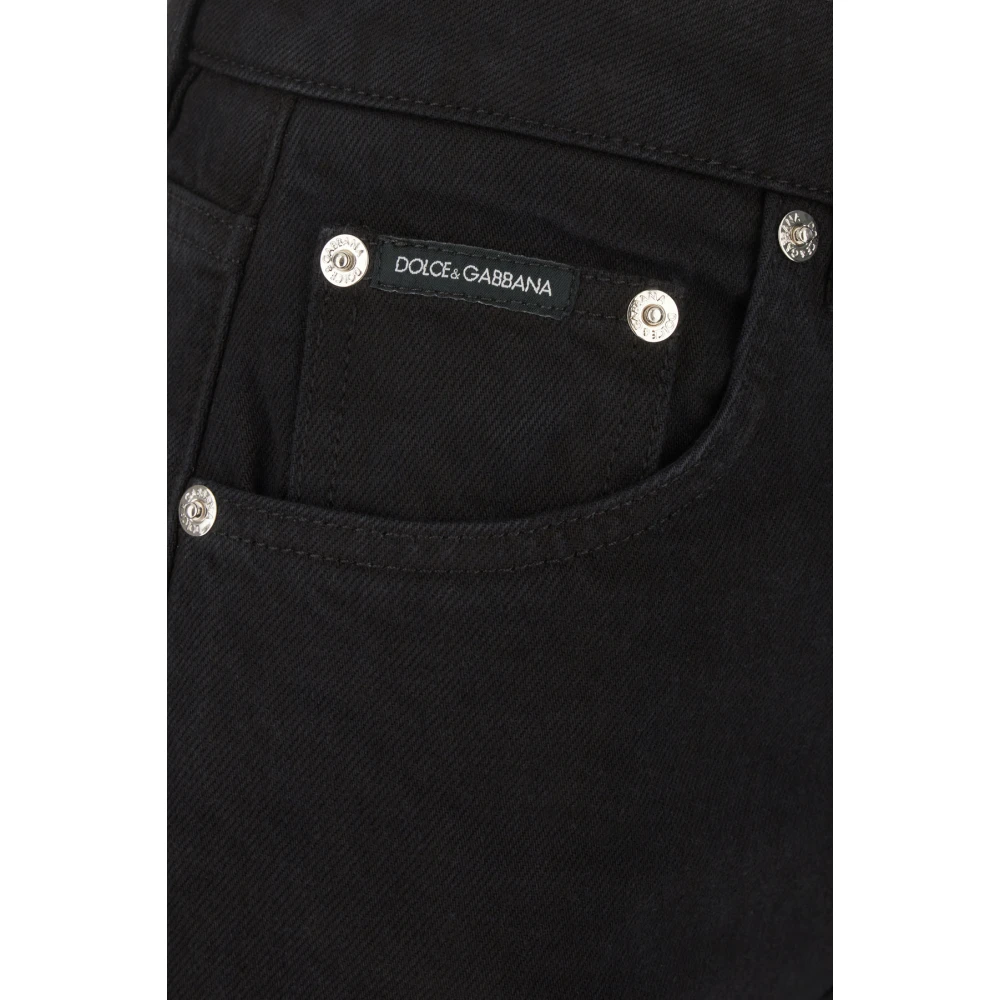 Dolce & Gabbana Klassieke Denim Jeans voor Dagelijks Gebruik Black Dames