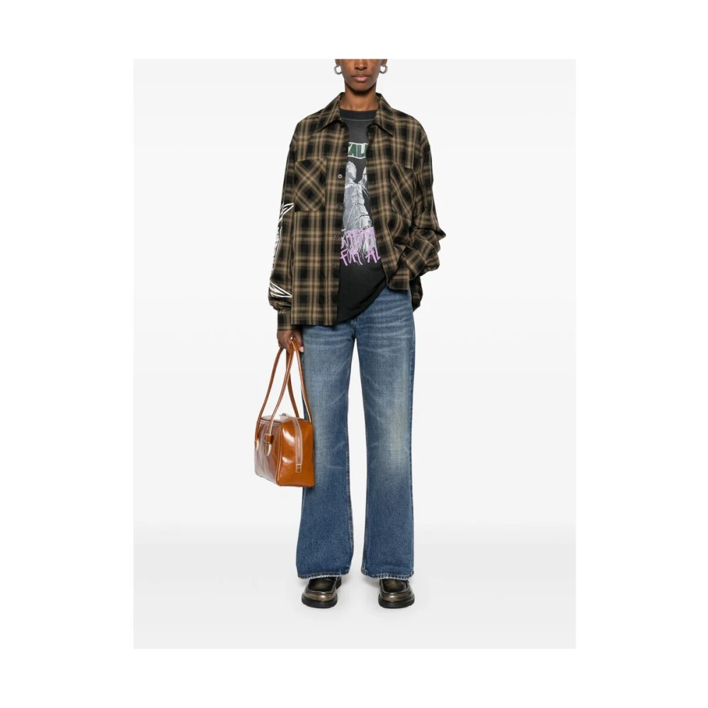 Haikure Indigo Blue Straight Jeans Blue Dames