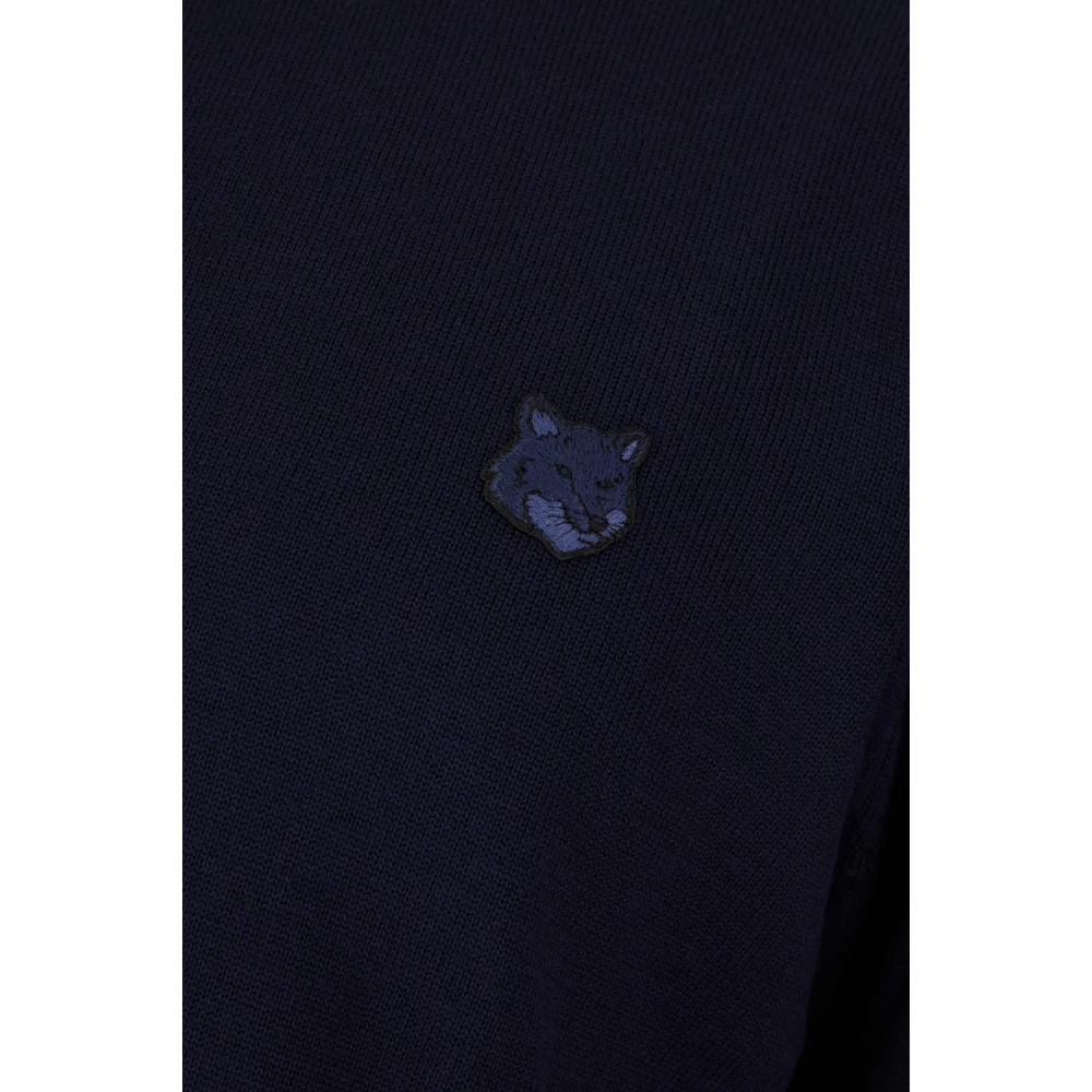 Maison Kitsuné Stijlvolle Gebreide Collectie Blue Heren
