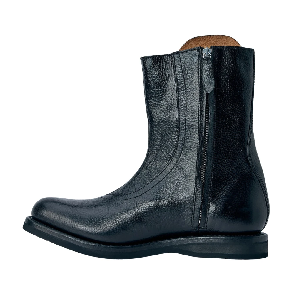 Our Legacy Men's Black Moto Leather Boots UK Size 9 - Mytheresa - Image 3
