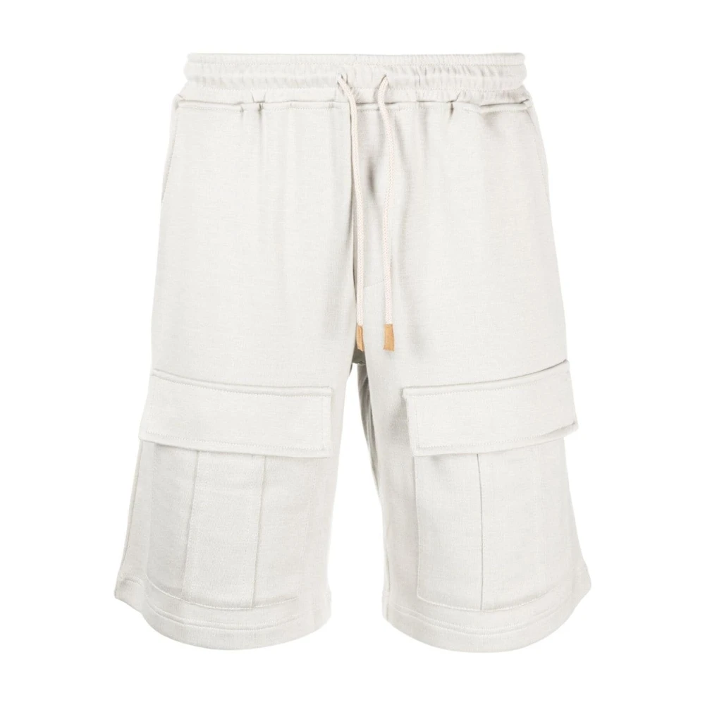 Eleventy Casual Bermuda Cargo Shorts in Groen White Heren