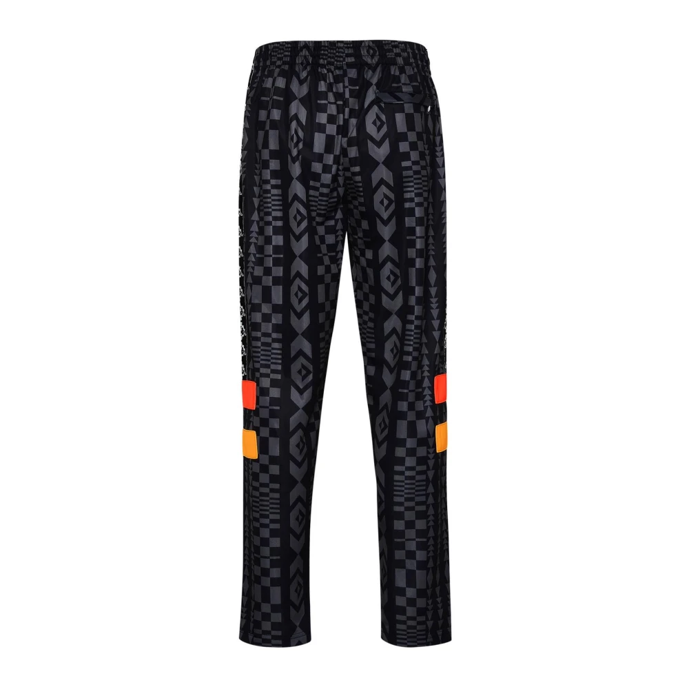 Marcelo Burlon Zwarte Polyester Sportieve Broek Black Heren