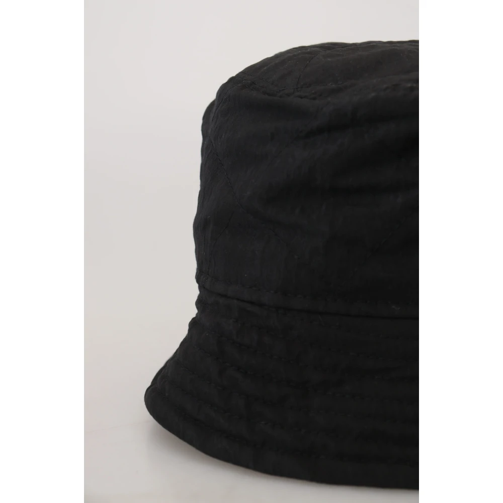 Dolce & Gabbana Italiaans Vervaardigde Zwarte Bucket Hat Black Dames