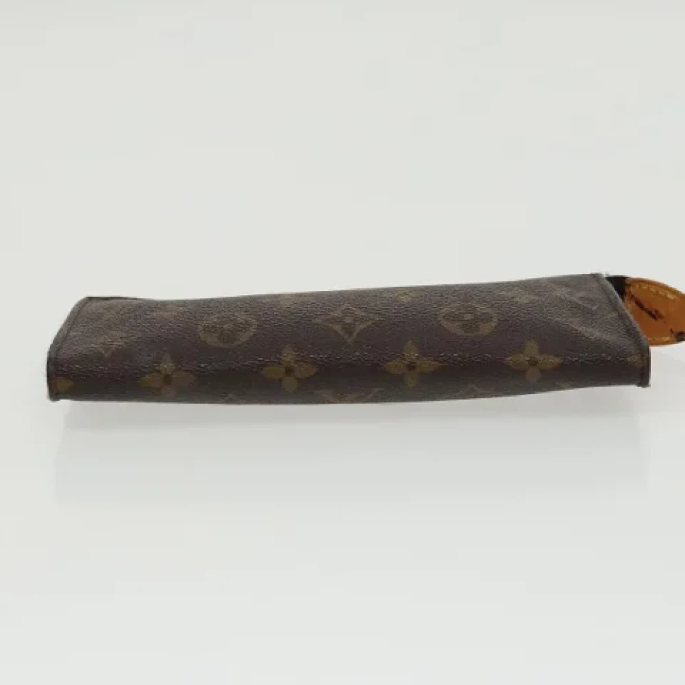 Louis Vuitton Vintage Pre-owned Canvas pouches Brown Dames