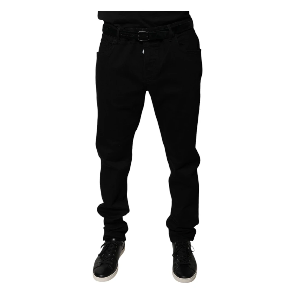 Dolce & Gabbana Men's Black Gorgeous Skinny Denim Jeans - Slim Fit Jeans - 4XL - Jeans