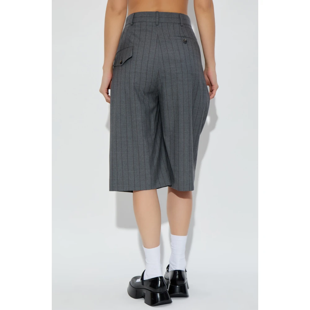 Moschino Wollen shorts Gray Dames