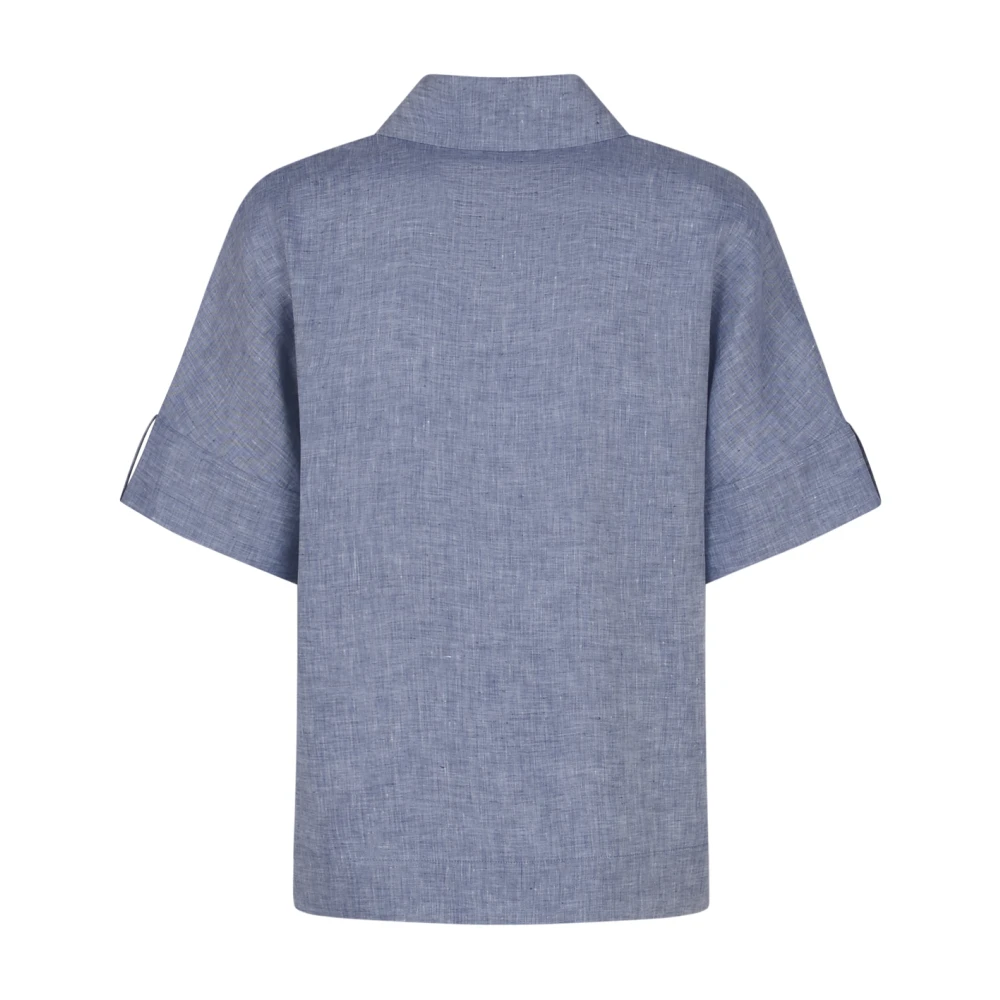 PESERICO Polo Shirts Blue Dames