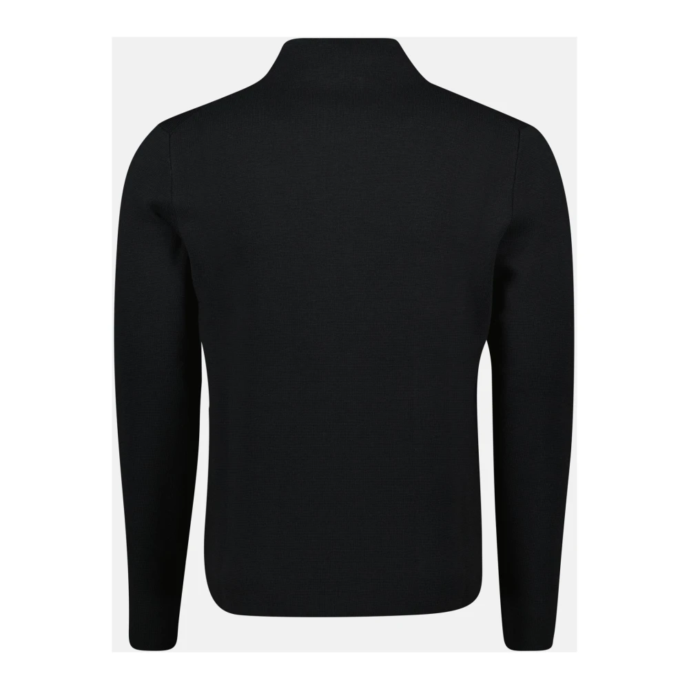Dior Heren Hoge Hals Gebreide Trui Black Heren