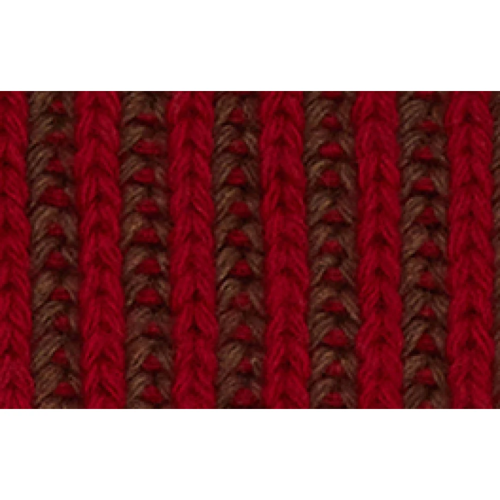 Gallo Rood Wol Kasjmier Sjaal Visser's Rib Multicolor Unisex