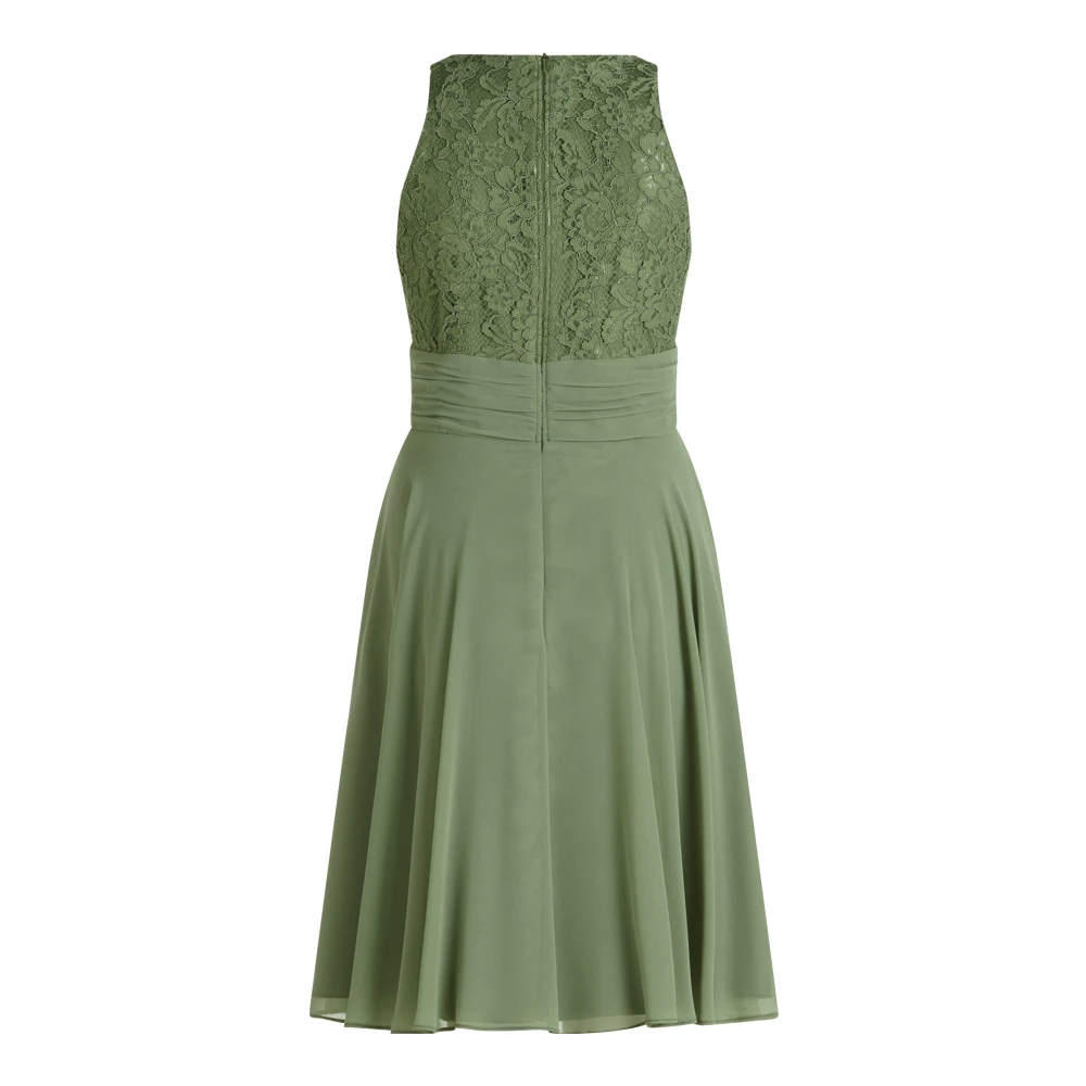 Vera Mont Kanten Avondjurk Blue Dames