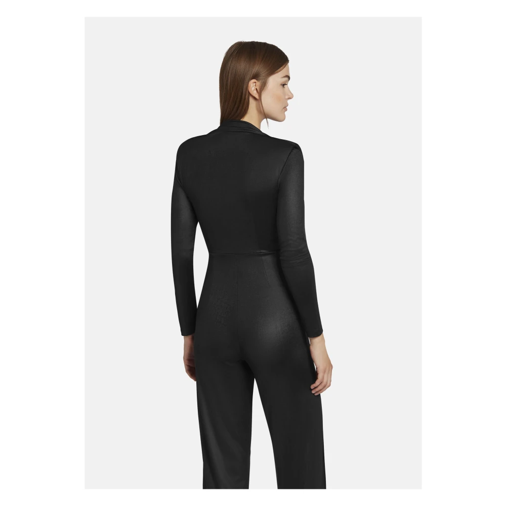 Nicowa Changierenden Jersey Overall Awonia Event Black Dames