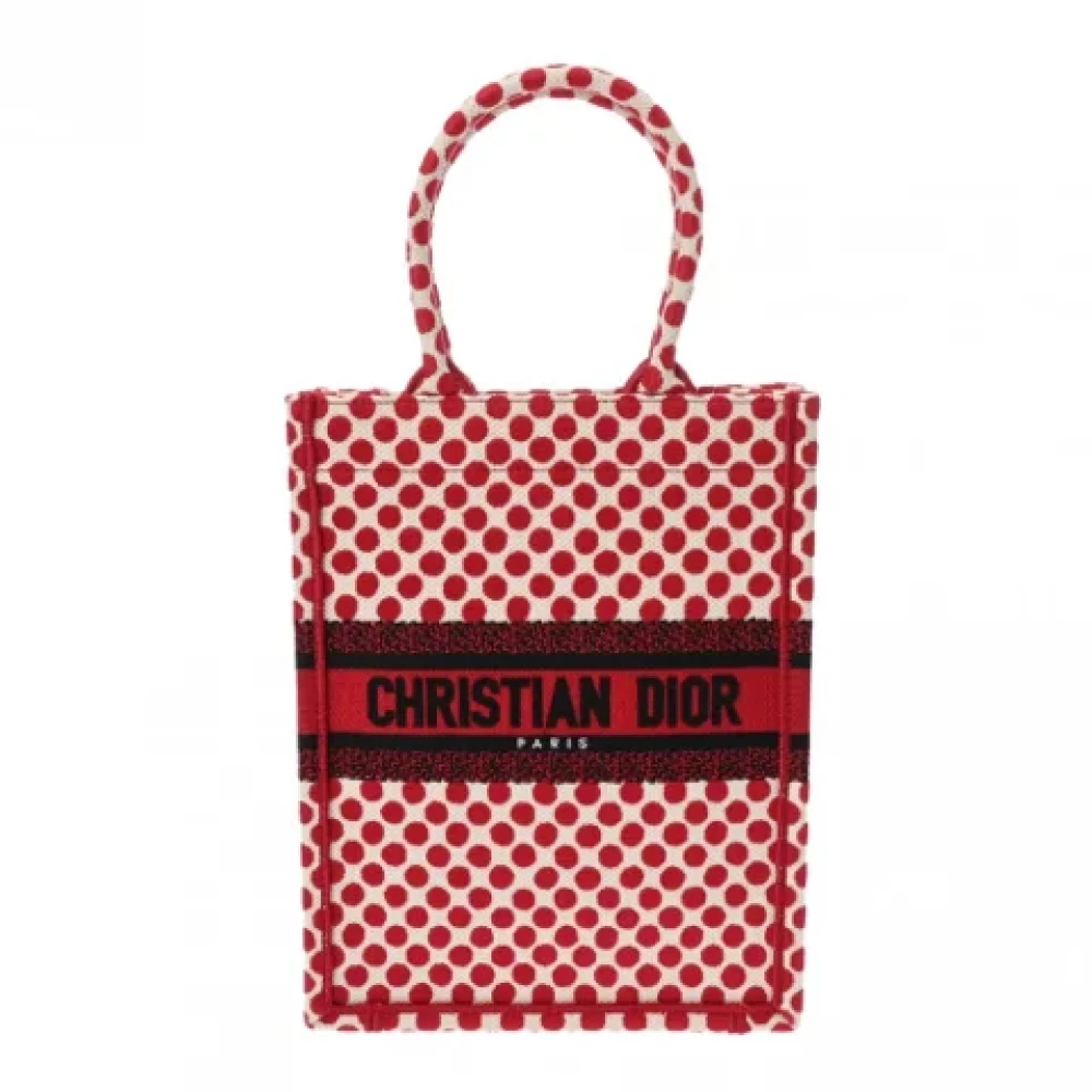 Dior Vintage Pre-owned Canvas dior-bags Red Dames