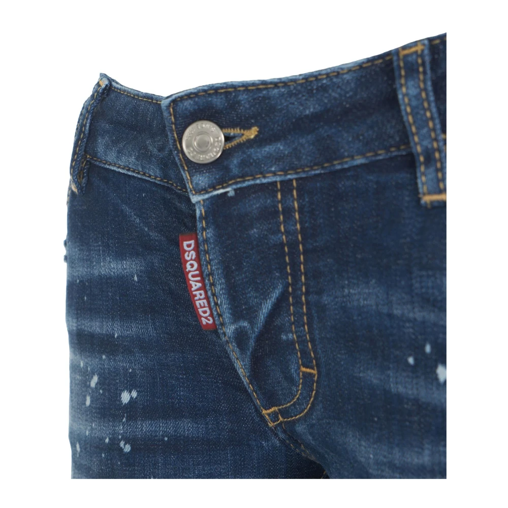Dsquared2 Blauwe Skinny Jeans Damesmode Blue Dames