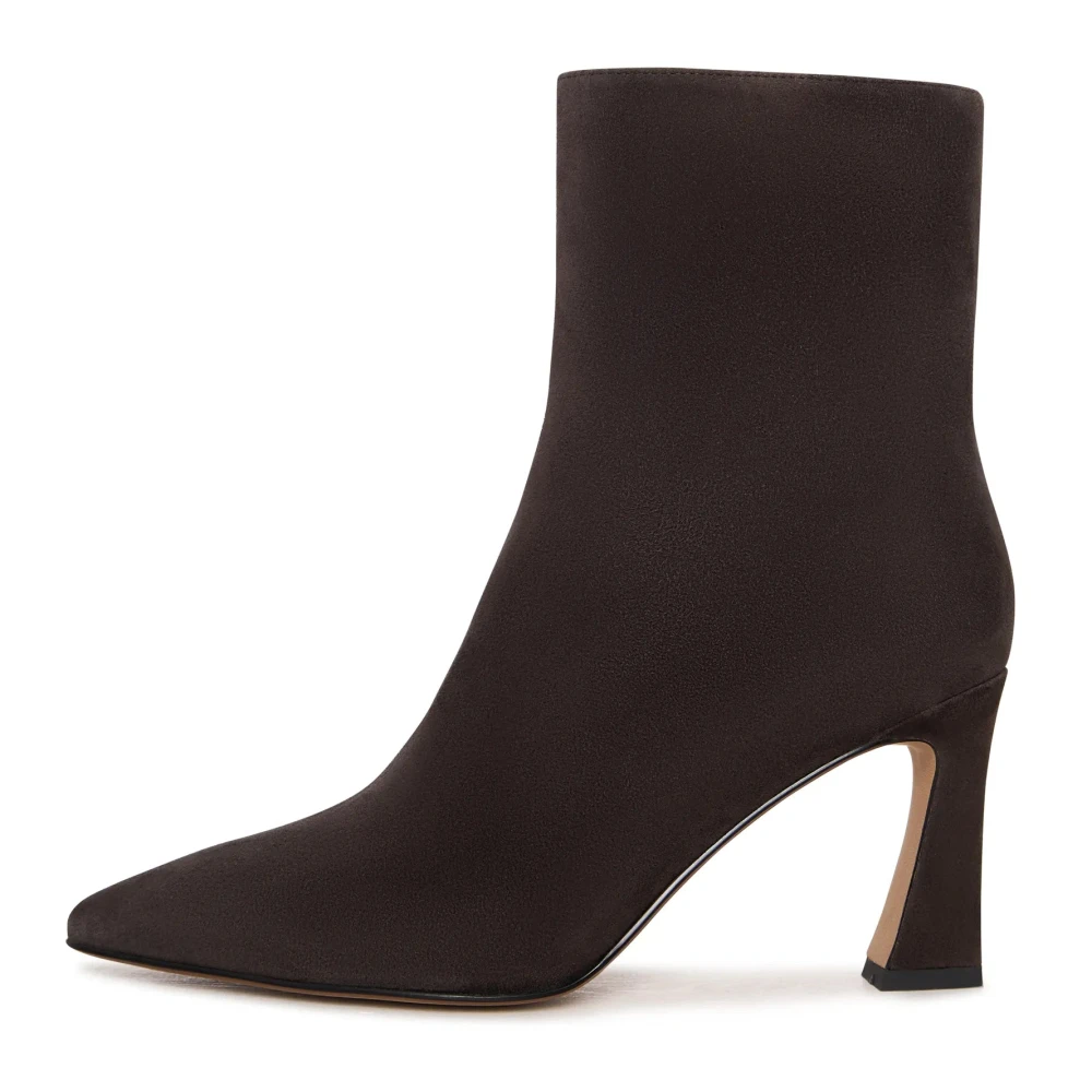 Cesare Gaspari Sculpted Sleek-Heel Ankle Boot