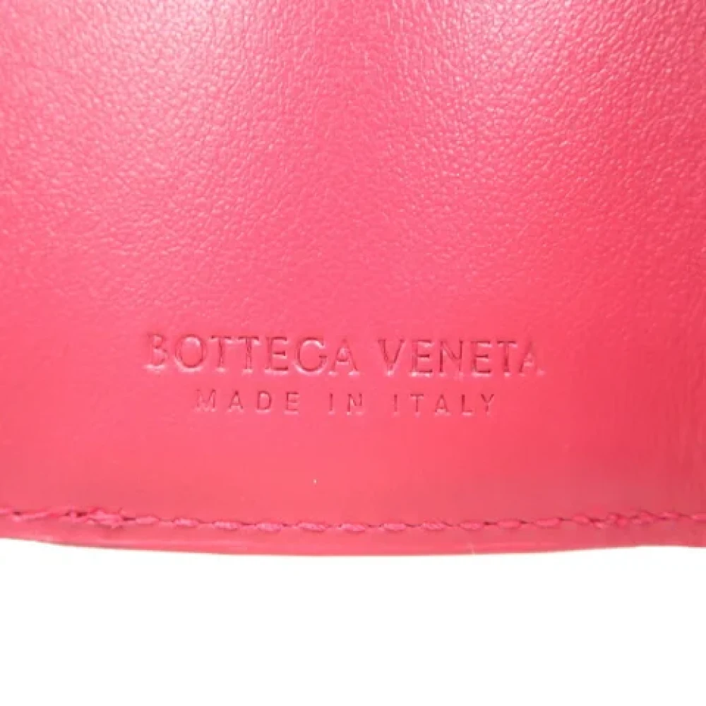 Bottega Veneta Vintage Pre-owned Leather wallets Pink Dames