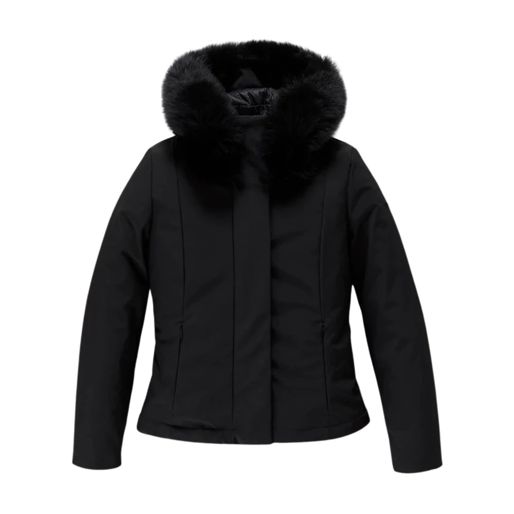 RefrigiWear Stijlvolle Jas voor Mannen Black Dames
