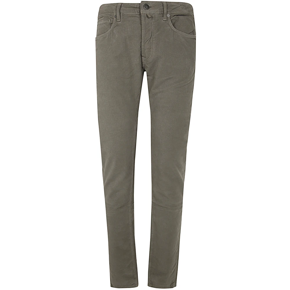 Incotex Vintage Stretch Iron Pocket Broek Brown Heren