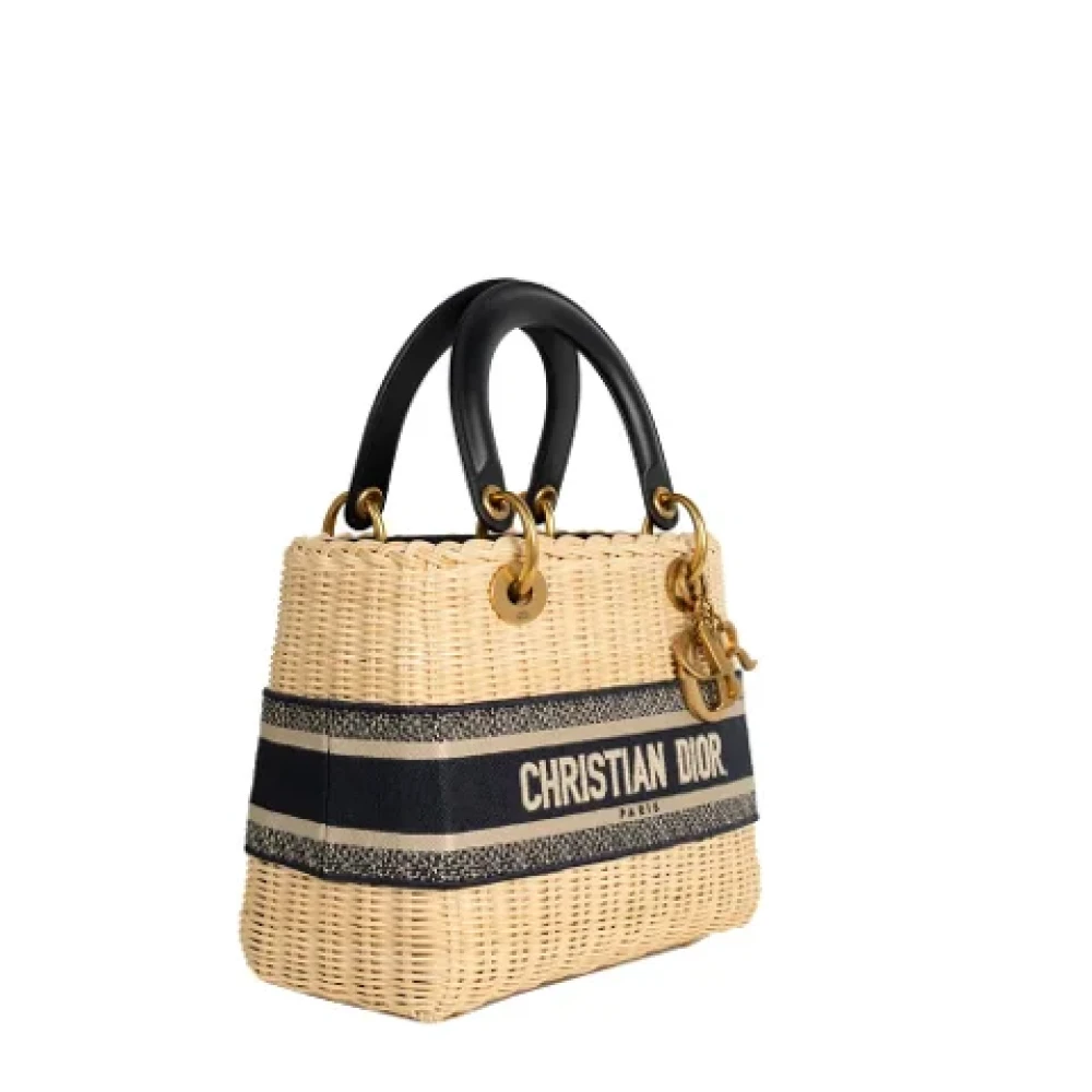 Dior Vintage Pre-owned Canvas dior-bags Beige Dames