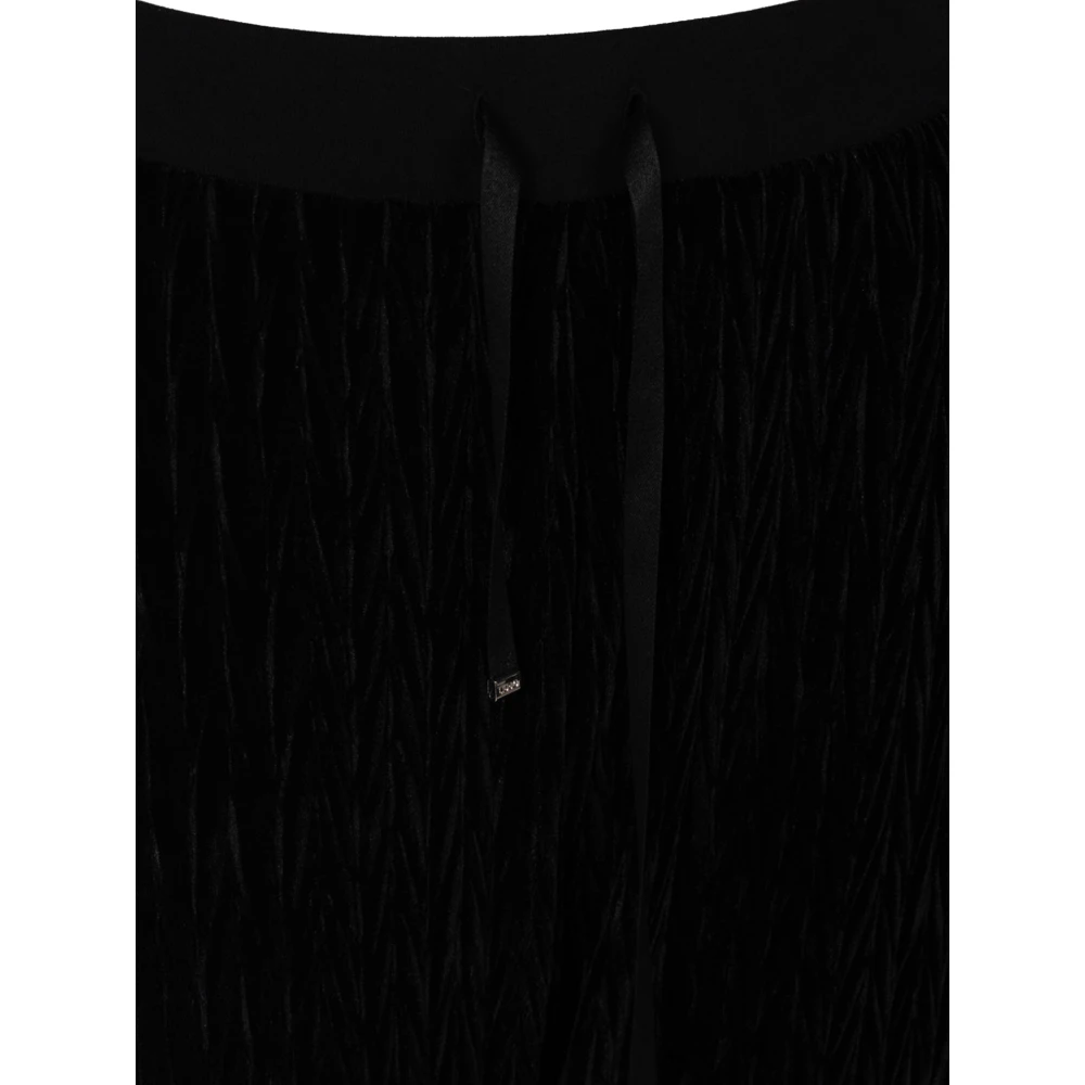 Liu Jo Elegante Hoge Taille Broek Black Dames