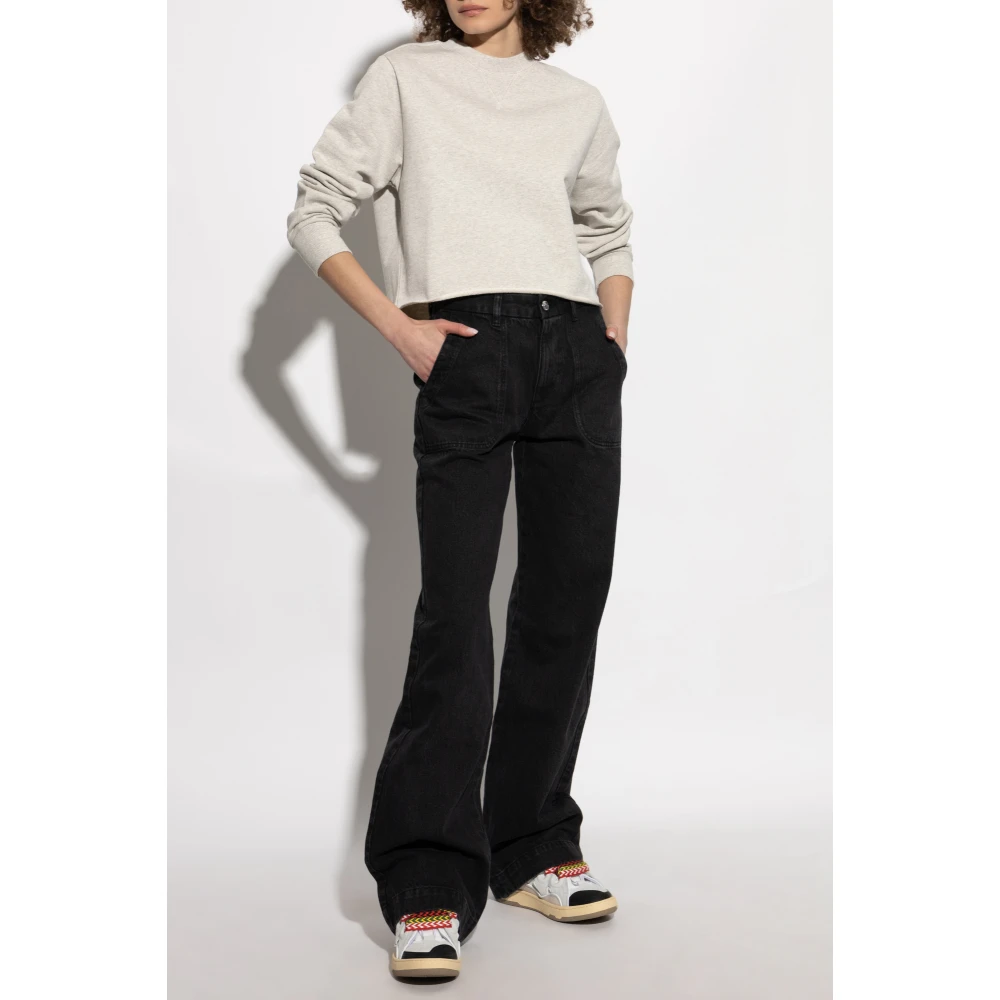 A.p.c. Sweatshirt Label Gray Dames