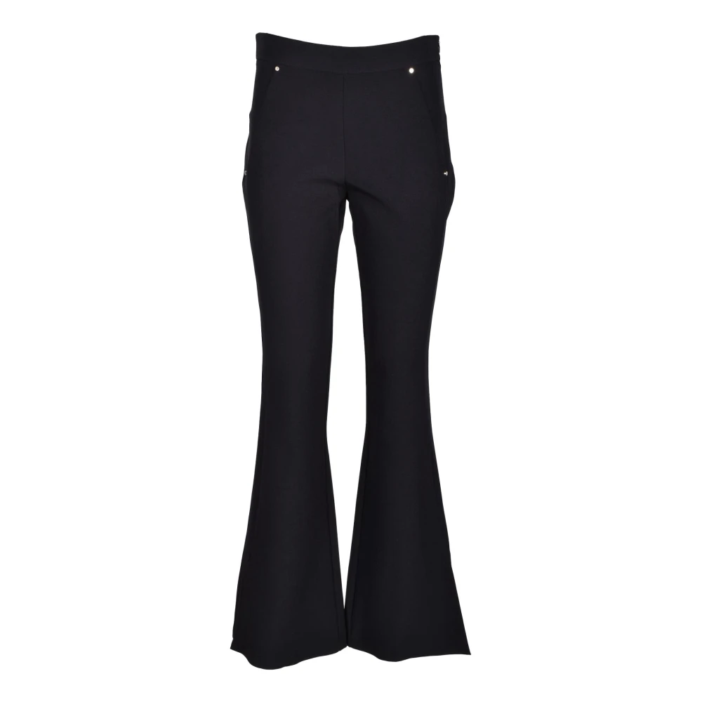 Simona Corsellini Elegante Stretchbroek Black Dames