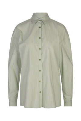 green-cotton-blend-elastane-pants