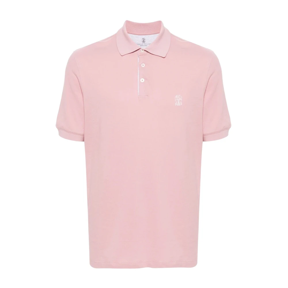 BRUNELLO CUCINELLI T-Shirts Pink Heren