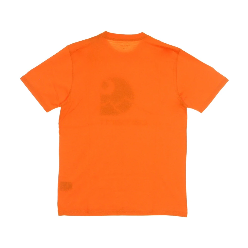 Carhartt WIP Clockwork Orange Outdoor T-shirt Orange Heren