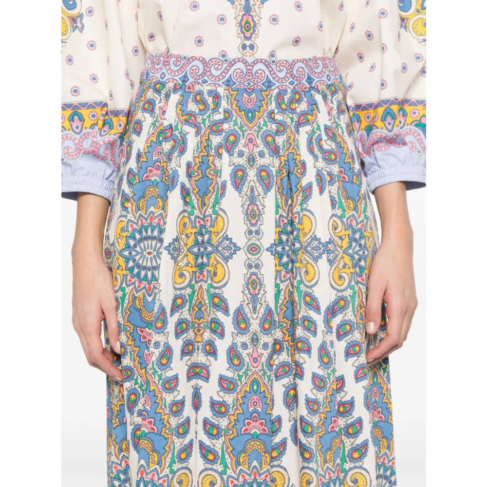 ETRO Paisley Print A-Lijn Rok Multicolor Dames