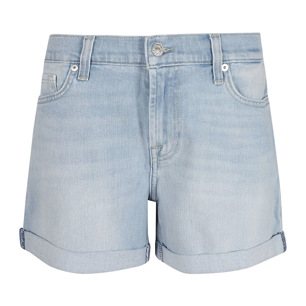 7 For All Mankind Shorts Blue Dames