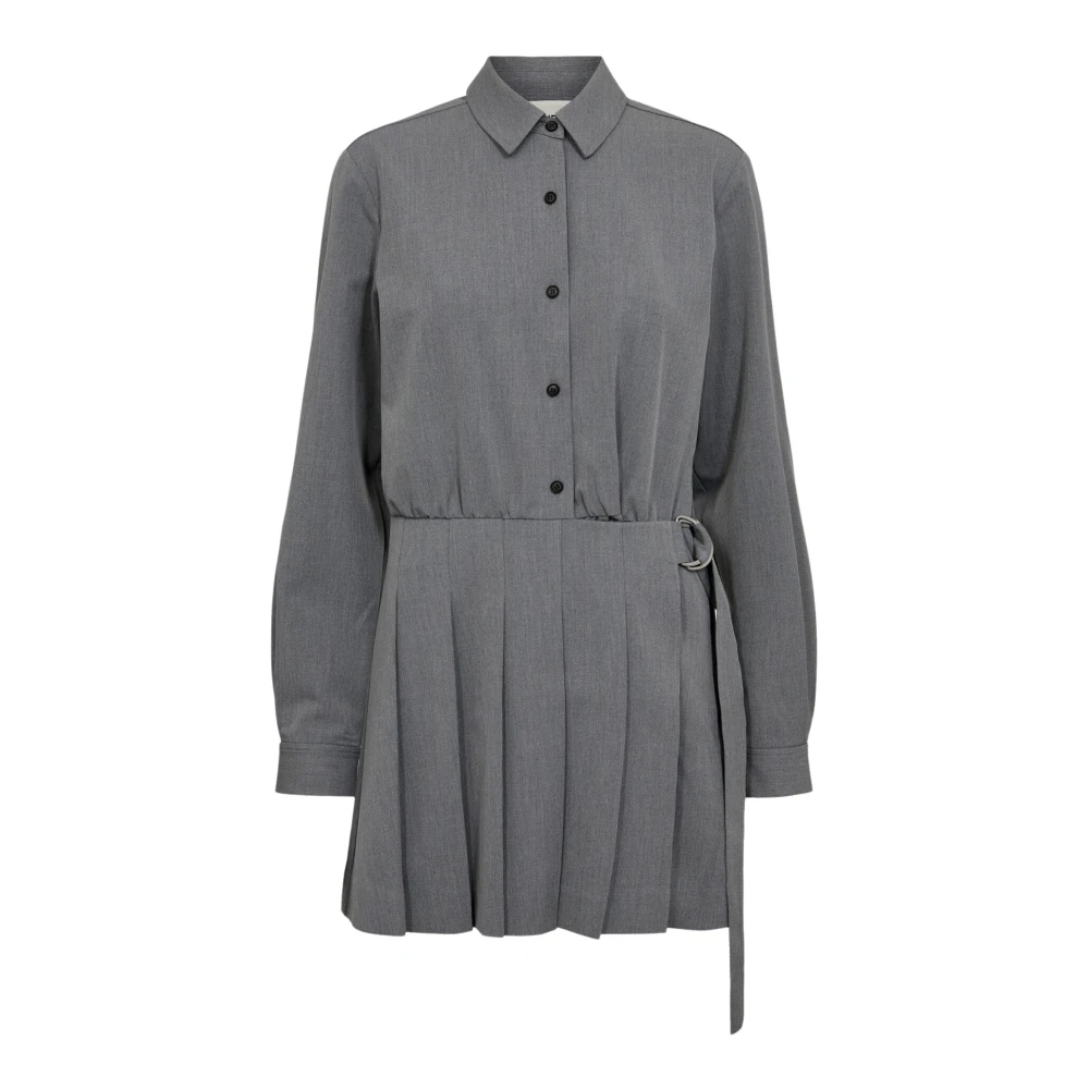 Designers Remix Tijdloze Plooi Jurk Gray Dames