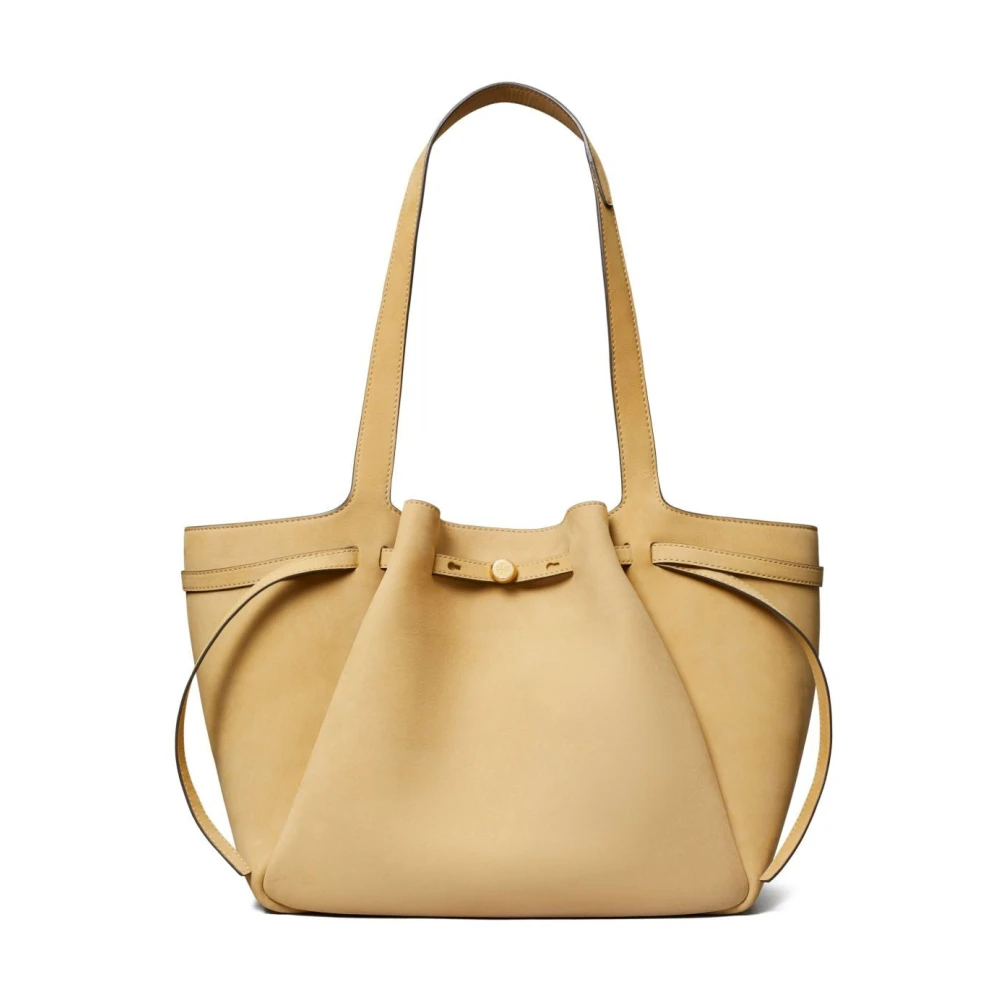TORY BURCH Romy Nubuck Tote Tas Beige Dames
