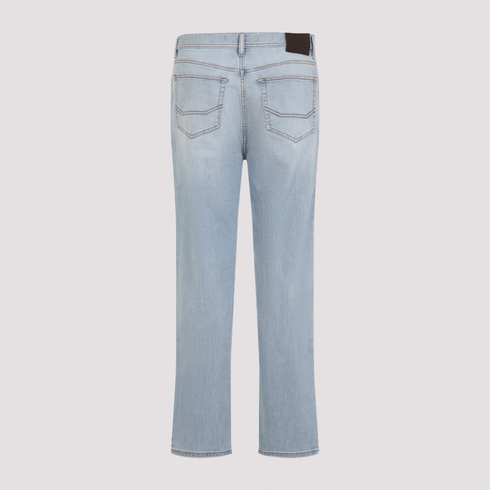Brioni Blauwe Broek Elegante Stijl Blue Heren