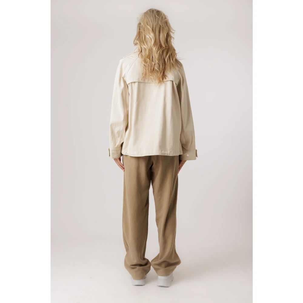 Samsøe Denim Jacket Solitary Star Beige Dames
