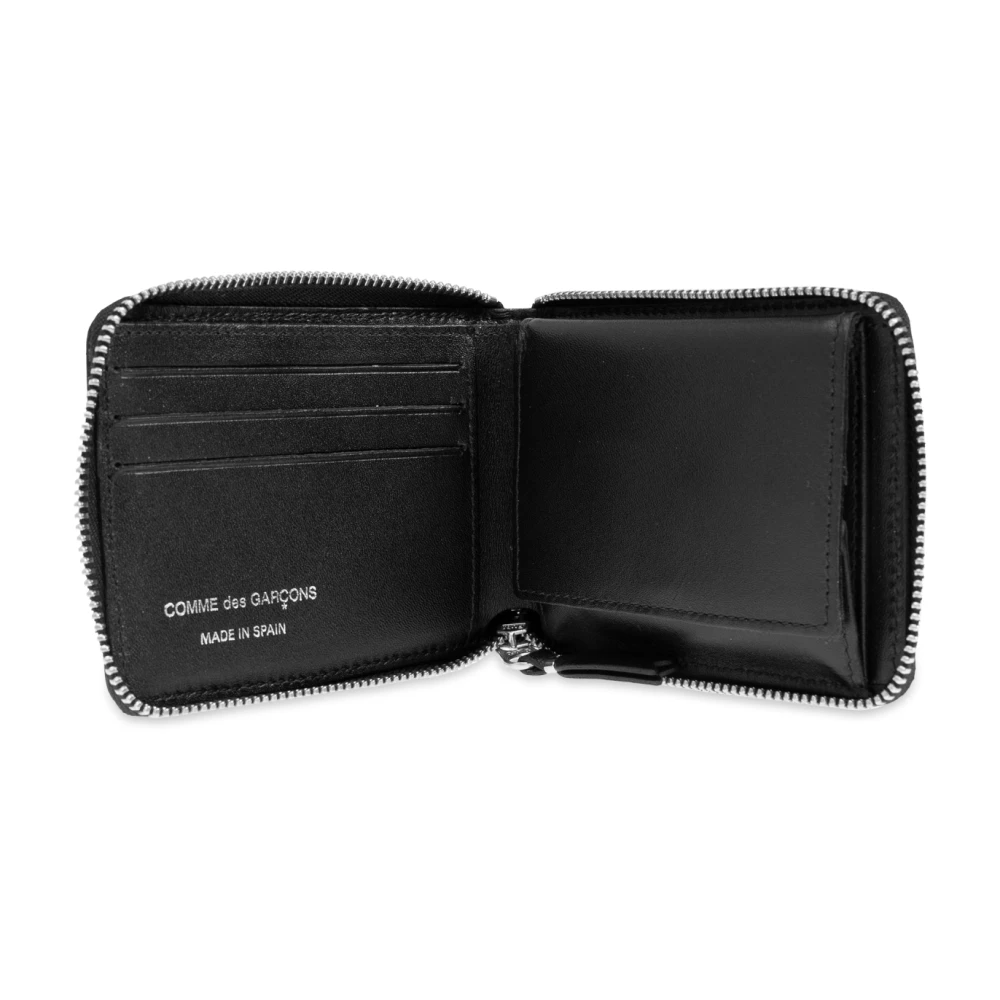 Comme des Garçons Leren portemonnee Black Dames