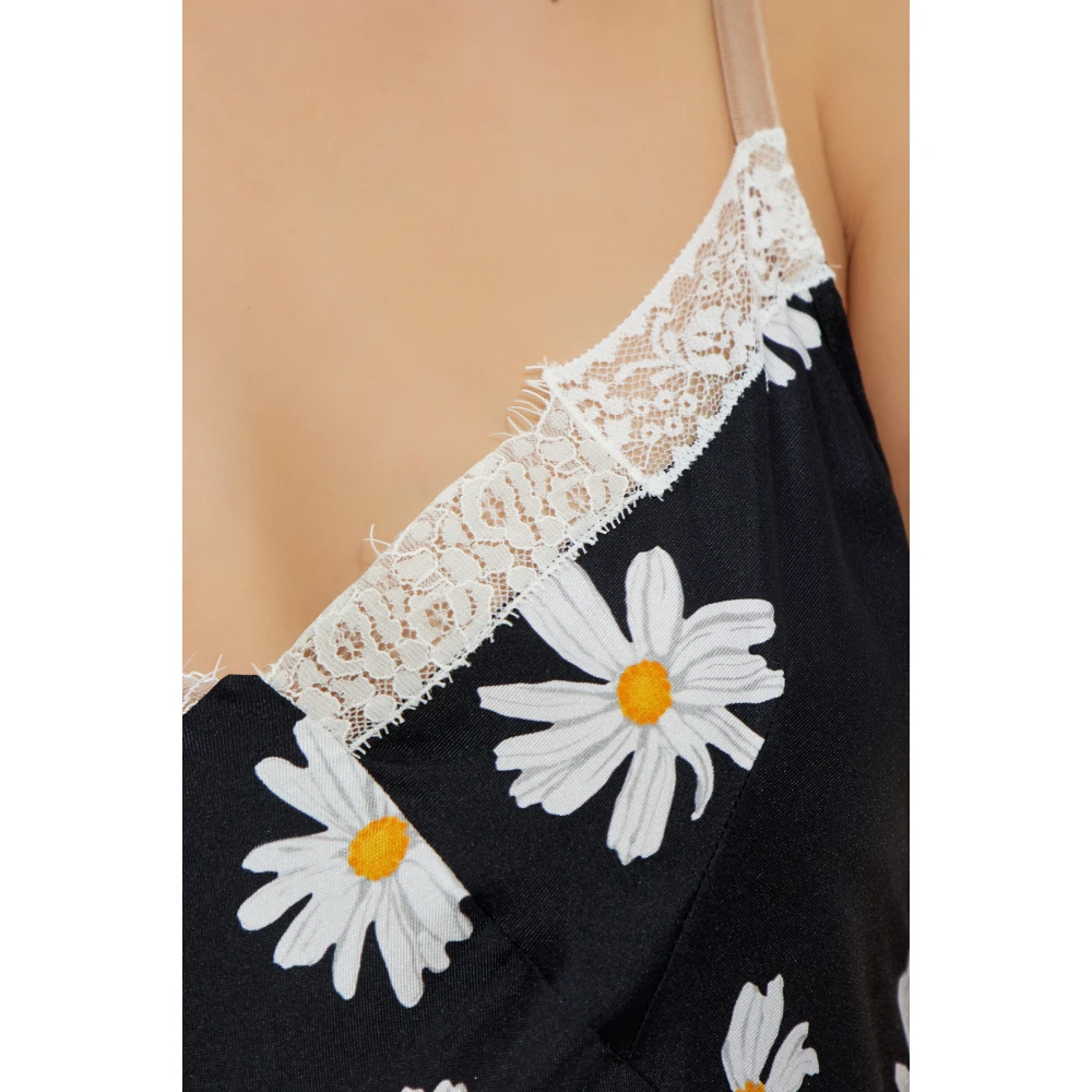 Moschino Zijden jurk Black Dames