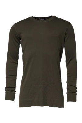 Mörkgrön Crew Neck T-shirt