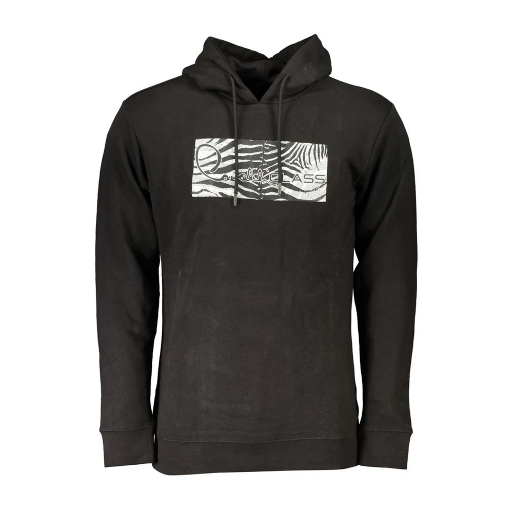 Cavalli Class Zebra Print Hoodie Sweatshirt - Male - Hoodies - Black - 3XL - Sweatshirts & Hoodies - Image 3