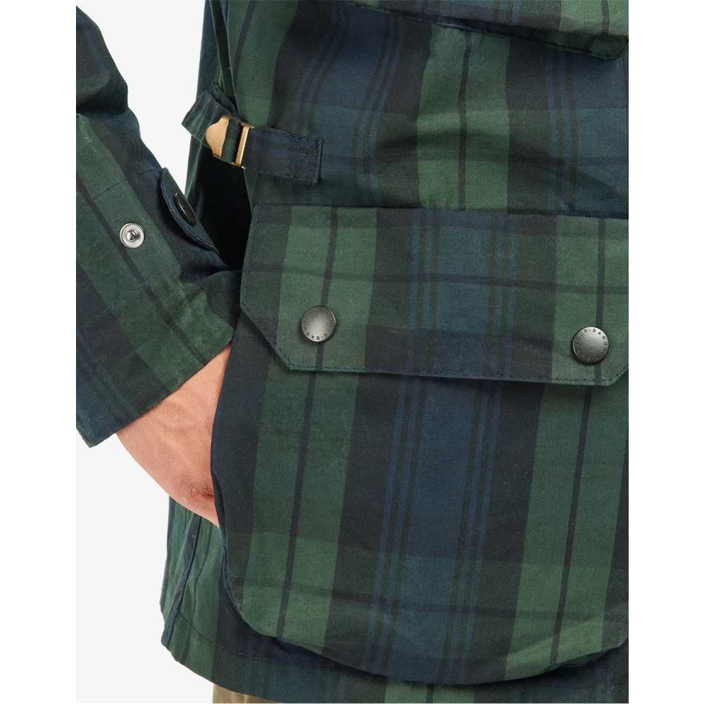 Barbour Cullins Casual Gewaxte Jas Blackwatch Multicolor Heren
