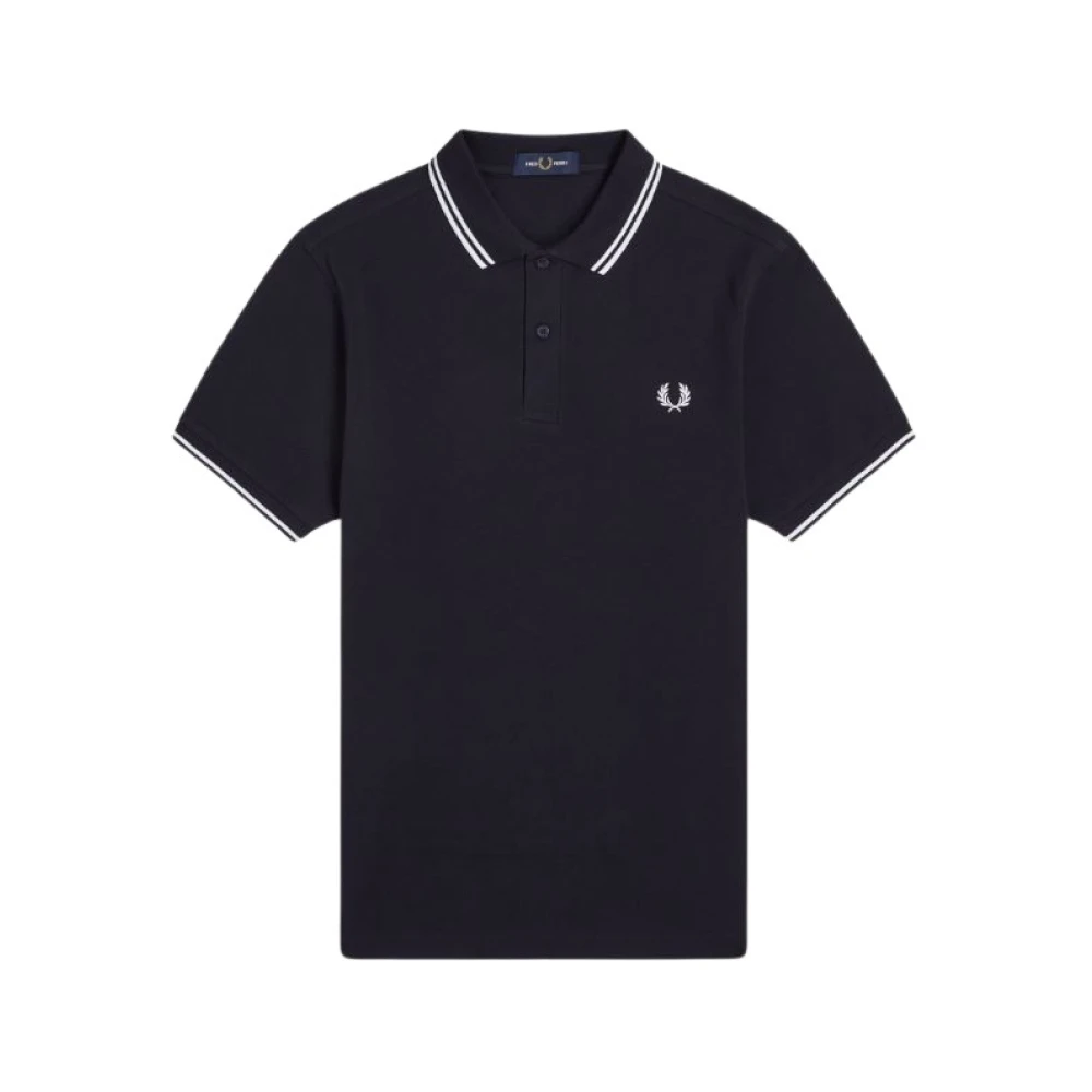 Fred Perry Men's Blue Polo Shirt - Polo Shirts - M - Tops