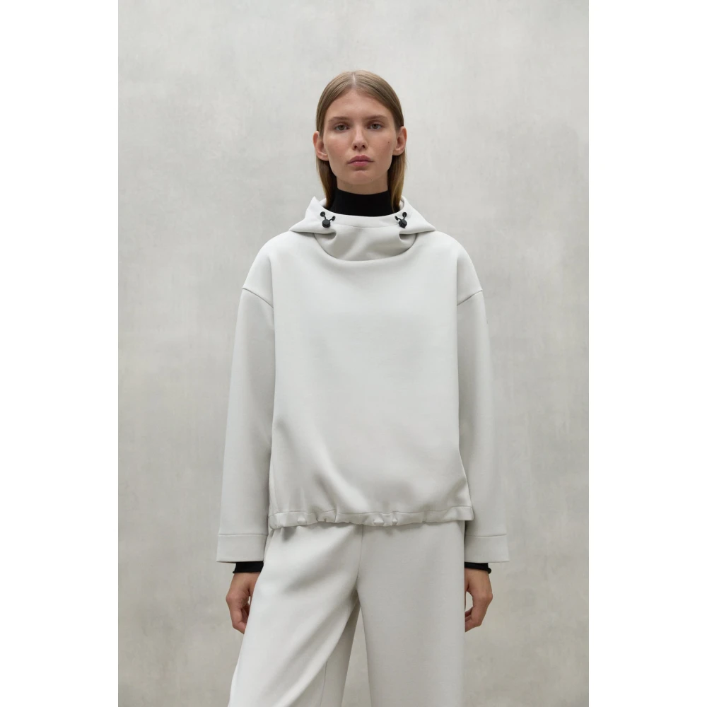 Ecoalf Stijlvolle Sweatshirt 132 ASH White Dames