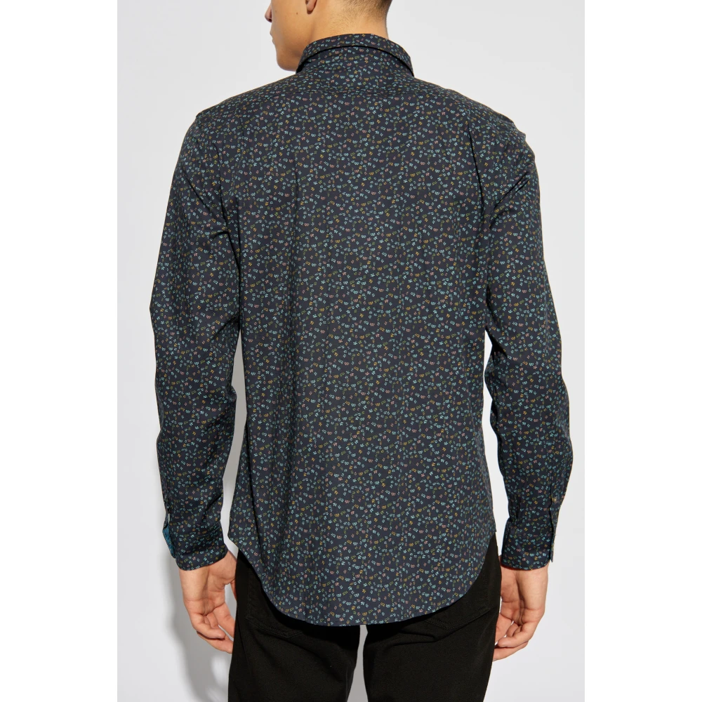 PS By Paul Smith Shirt met print Blue Heren