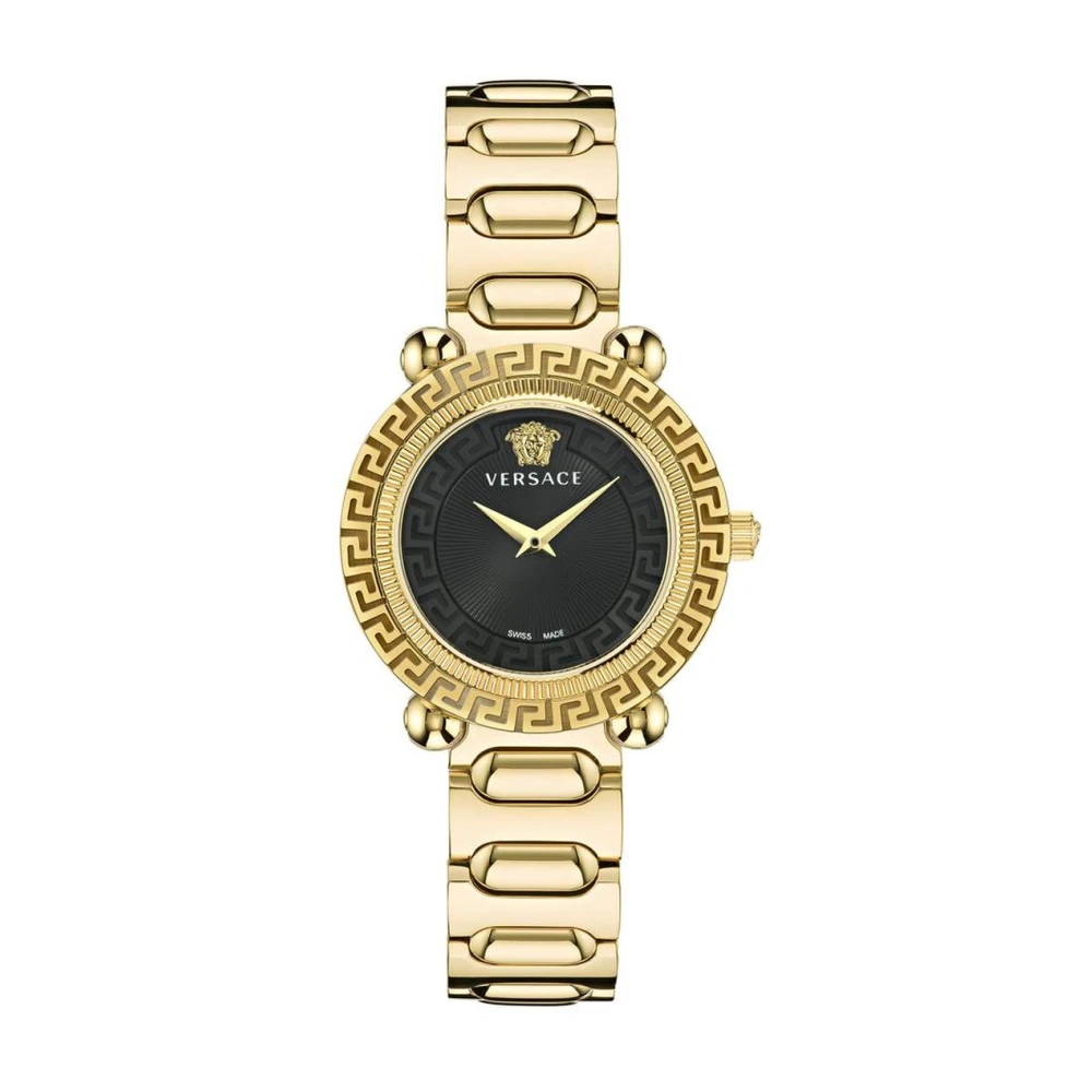 Versace Women's Yellow Greca Twist Watch