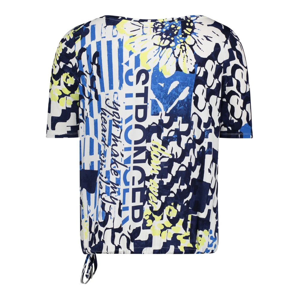 Betty Barclay Casual Shirt met Tunnelkoord en Grafische Print Multicolor Dames