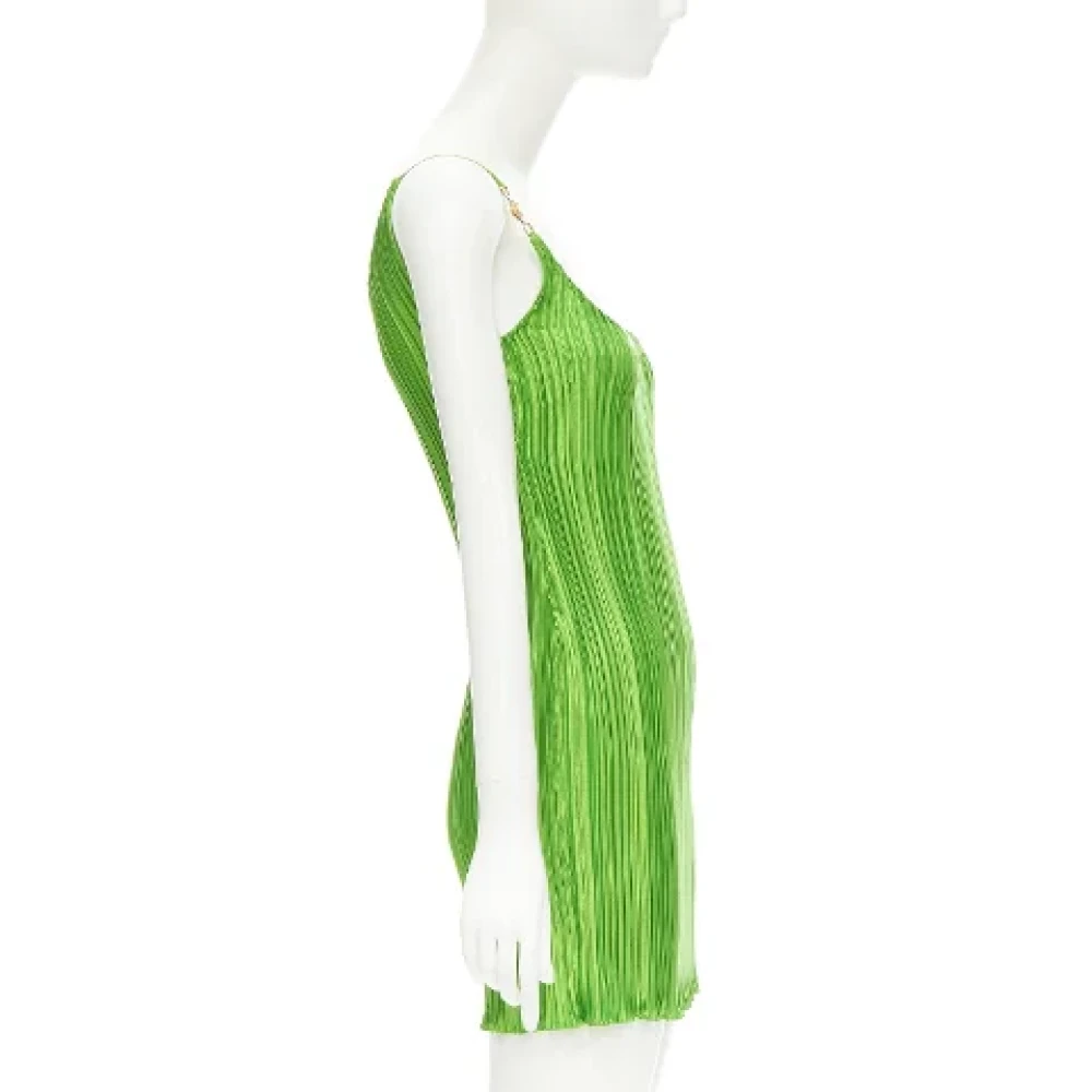 Versace Pre-owned Polyester dresses Green Dames
