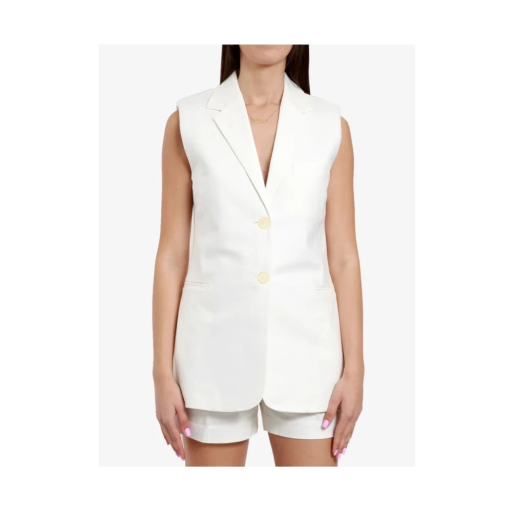 Michael Kors Stijlvolle Vest voor Mannen White Dames