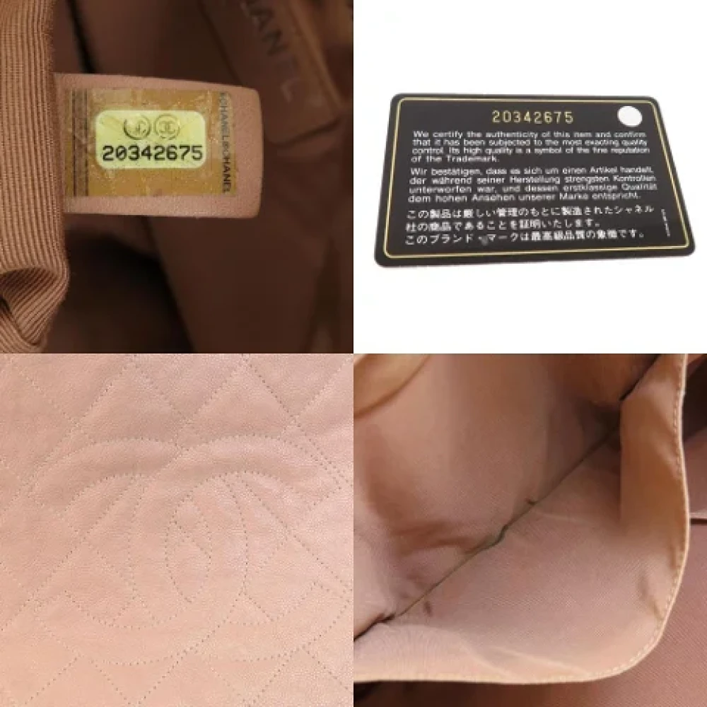 Chanel Vintage Pre-owned Fabric chanel-bags Pink Dames
